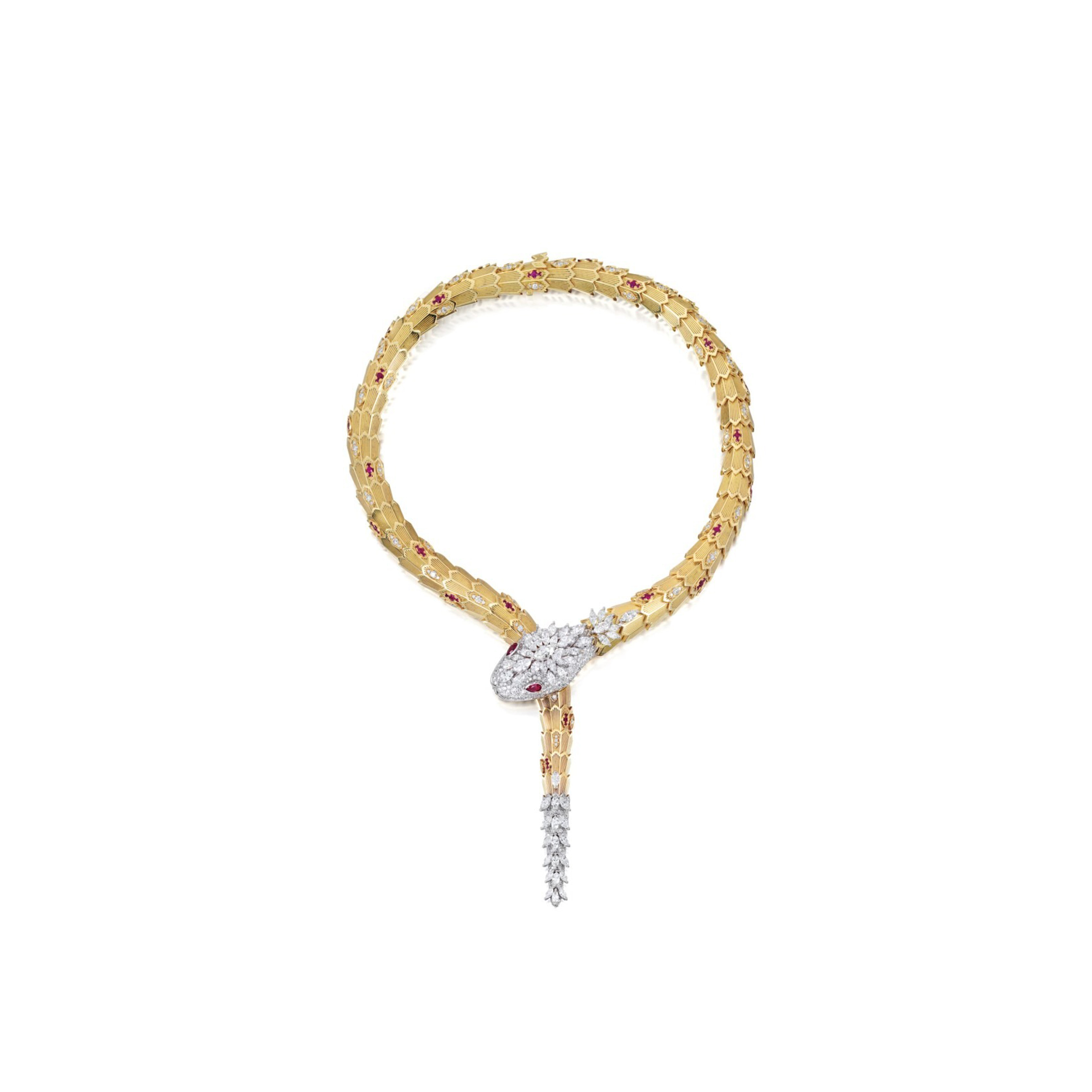 BVLGARI 'SERPENTI' DIAMOND AND RUBY 